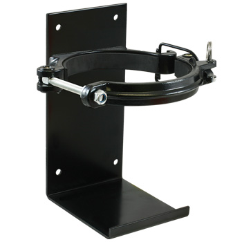 4.5kg Extinguisher Vehicle Bracket - Heavy Duty Black Powder Coated